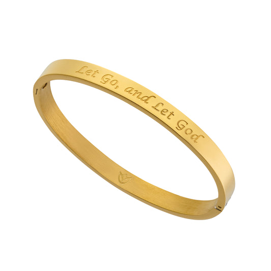 *PRE-ORDER* Let go, and let G-d Bangle