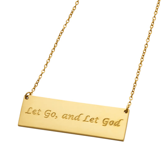 *PRE-ORDER* Let go, and let G-d Necklace